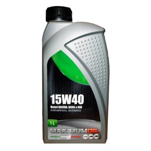 1L Olio motore 15W40 per motori a benzina, diesel e gas.