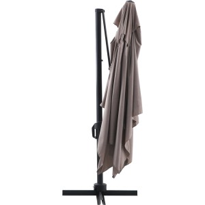 Ombrellone da giardino a palo decentrato Bonbeach 300x400 cm beige