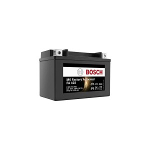 Batteria moto GEL Bosch, 8 Ah, 135 A, senza manutenzione e a prova di perdite.