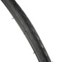 Copertone bici nero t.b.t. per biciclette, battistrada visibile.