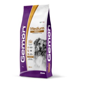 Gemon Cibo secco per cani Medium Adult, pollo e riso in sacco da 15kg.