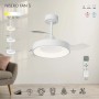 Plafoniera LED moderna e dimmerabile t.b.t. con telecomando, colori della luce regolabili.