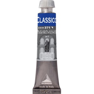 Tubo di colore ad olio blu (Cobalt Blue Deep) di Maimeri Classico.