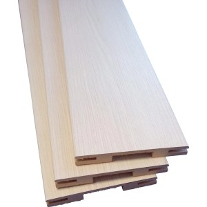 Pannelli in legno per porte, effetto legno chiaro, sistema a maschio e femmina.