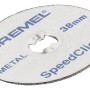 Disco da taglio per metallo Dremel SC456B, 38mm, sistema SpeedClic per miniutensili.
