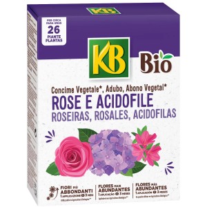 KB Bio concime per rose per circa 26 piante. Concime speciale per rose e piante acidofile.