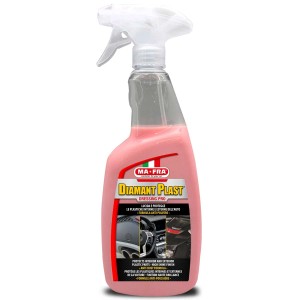Mafra Diamant Plast spray per auto per la cura delle superfici in plastica interne ed esterne.