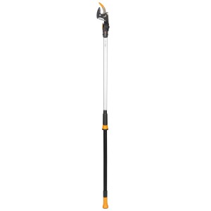 Cesoia a bypass Fiskars PowerGearX UPX82 con manico lungo per tagliare rami in altezza.