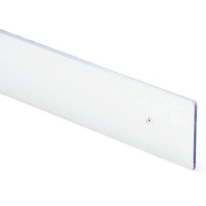 Battiscopa t.b.t. trasparente per interni.