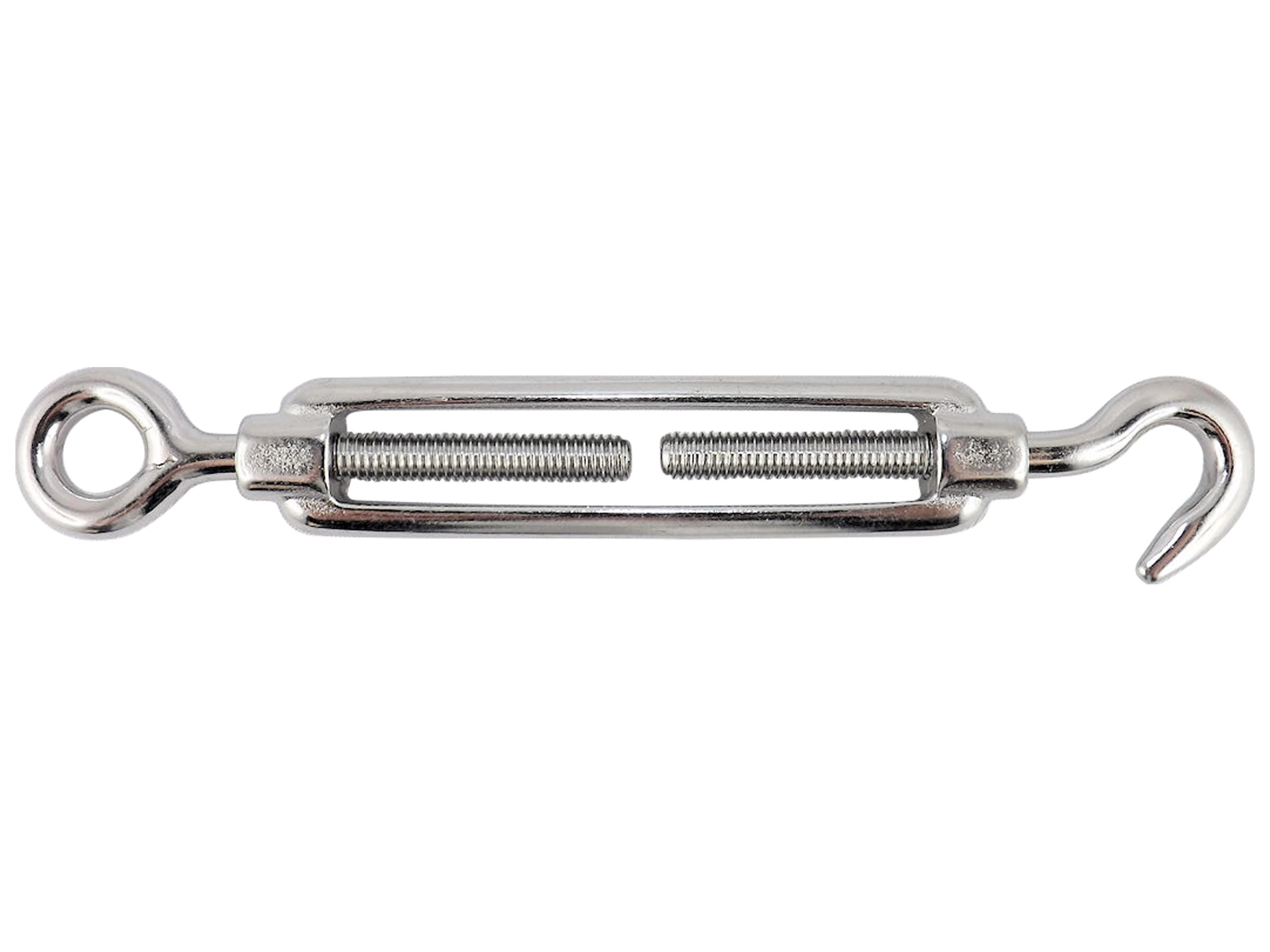 Tenditore a due occhi zincato filetto M8 mm occhiello dIametro 11 mm Tenditore a due occhi zincato filetto M8 mm occhiello dIametro 11 mm