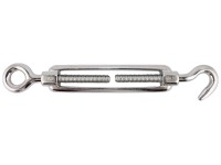 6 Tenditori In Acciaio Inox M4 - Con Gancio E Occhiello, Per Funi E Tende - Foto 6