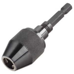 Mandrino autoserrante LUX M 6,3 mm per avvitatori e punte a codolo cilindrico.