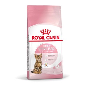 Royal Canin Kitten Sterilised cibo per gatti sterilizzati, confezione da 400g.