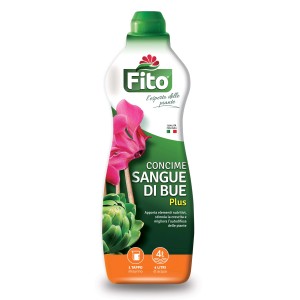 Fito Sangue di Bue Plus concime universale, flacone da 4L.