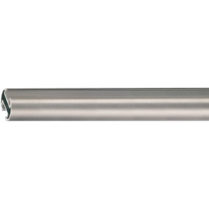 Bastone per tenda Mydeco effetto acciaio inox, 120 cm per binari.