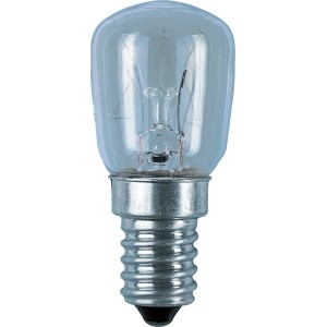 Lampadina speciale t.b.t. con attacco E14 per applicazioni speciali.