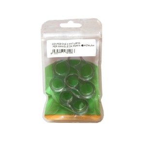 t.b.t. per maniglie, trasparenti, confezione da 4, accessori per porte.