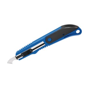 Coltello di precisione LUX Classic blu con lama a uncino.