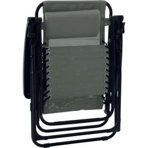 Sedia a sdraio reclinabile con braccioli Longwood verde scuro