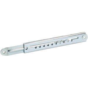 Cerniera per letti Hettich in acciaio zincato, per il montaggio su mobili.