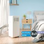 Condizionatore portatile KGM 7000-35 in camera da letto. Funzione 3 in 1: raffreddamento, deumidificazione, ventilazione.