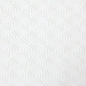 Mollettone stampato al metro disegno Bianco/Bianco H140x20 m