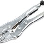 Pinza a scatto LUX Comfort 125 mm in acciaio al cromo vanadio, cromata con impugnature in plastica.
