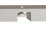 Supporto per bastone per tenda Mydeco Go, doppio binario, effetto acciaio inox, per bastoni da 1,8x1,8 cm.