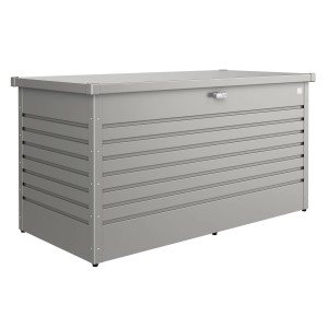 Biohort Box da giardino Gr. 160, Grigio quarzo metallizzato, ideale per riporre oggetti.