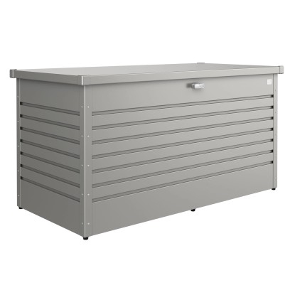 Baule da esterno Biohort 159x79x83 cm grigio quarzo metallizzato