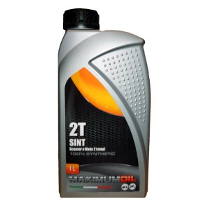 t.b.t. Olio per motori a due tempi, flacone da 1 litro.