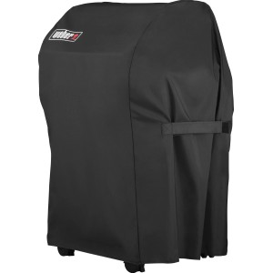 Copertura Weber Premium nera per grill Spirit serie 200, protegge da vento e intemperie.