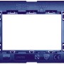 Placca t.b.t. blu per interruttori e prese.