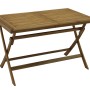 Tavolo da giardino pieghevole in legno. Ideale per balconi e terrazzi.