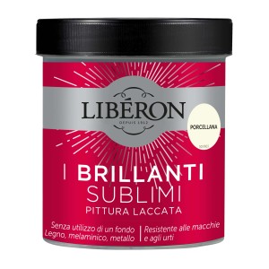 Smalto per mobili Liberon Porcellana, barattolo. Lucido per legno, metallo e melamina.
