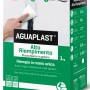 Confezione di AGUAPLAST Alto Riempimento, stucco speciale bianco per riparazioni.