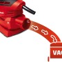 Levigatrice multifunzione Einhell TH-OS 1016 con aspirazione polvere, rosso/nero.