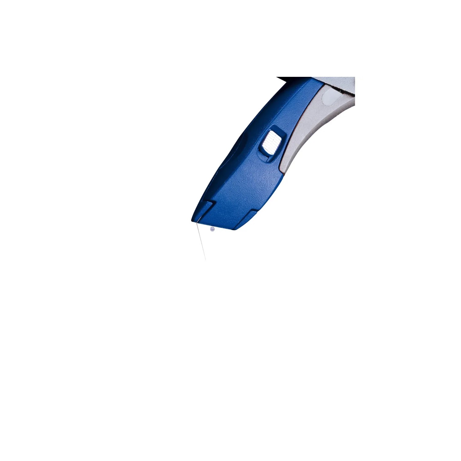 LUX Universal Knife Comfort, blu/argento, con lama trapezoidale per tagliare moquette.
