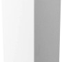 Profilo angolare asimmetrico Arcansas in PVC bianco, 10x1000 mm.