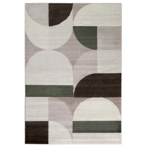 Tappeto Brooklyn verde-marrone 160x230 cm