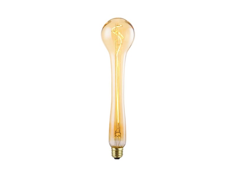 Lampadina led decorativa Decanter Flat Ambrato E27 4W 190lm