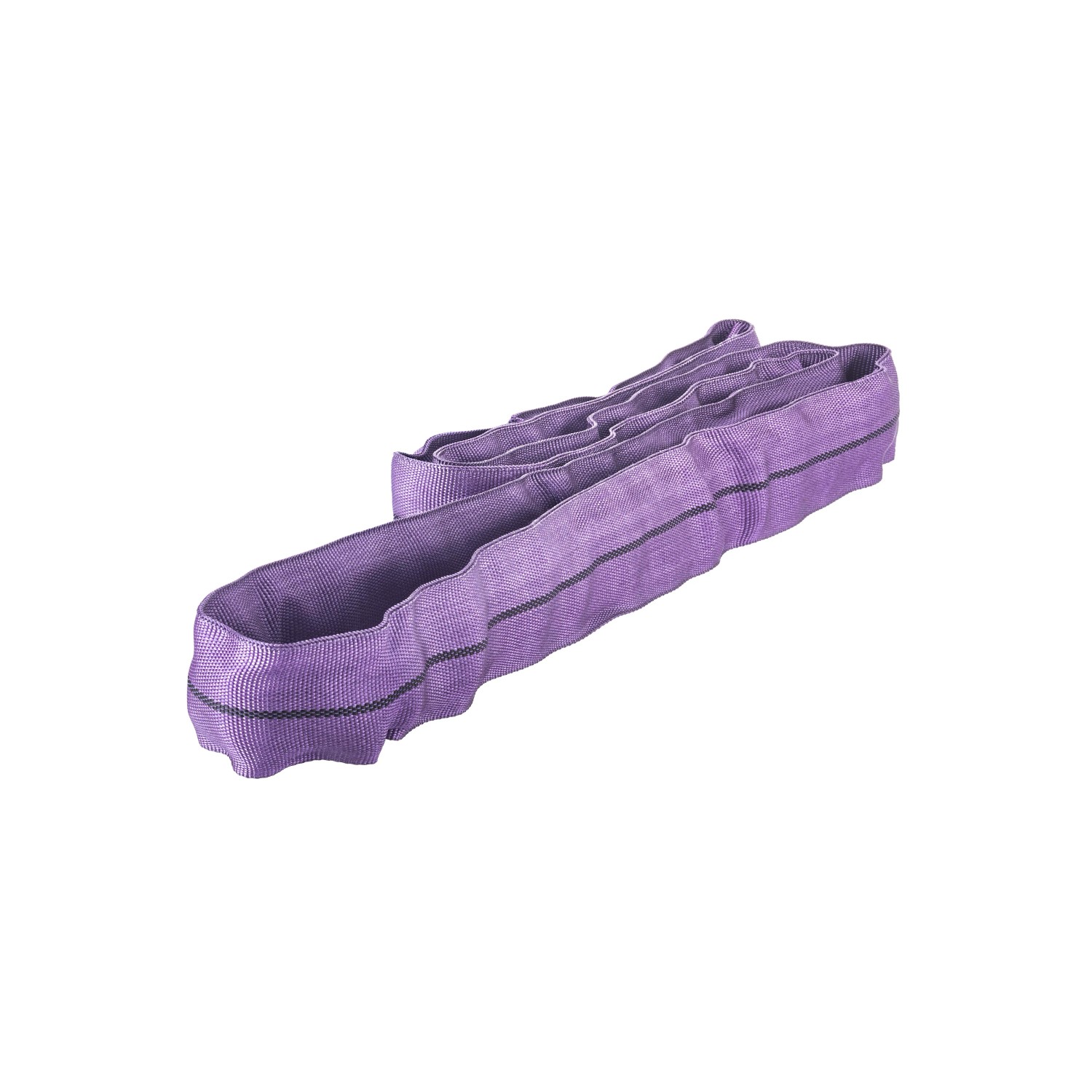 Fascia di sollevamento/cinghia viola t.b.t. piegata per carichi.
