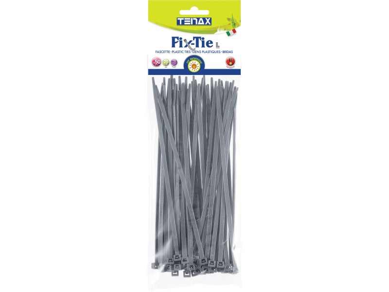 Fermacavi Riutilizzabili In Nylon 6.6, Resistenti Ai Raggi UV, 50 Pezzi Da 200 X 7,2 Mm, Colore Naturale - 5