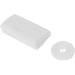 Zanzariera bianca per finestre 130x150cm con velcro per una facile installazione.