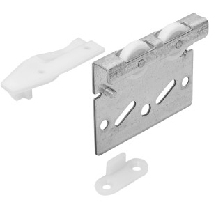 Kit montaggio Hettich TopLine 3 per porta scorrevole, acciaio zincato, fino a 40 kg