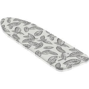 Copriasse da stiro Leifheit Perfect Steam L/Universal con motivo a foglie per stazioni a vapore.