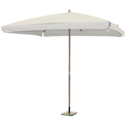 Ombrellone da balcone a palo centrale 300x300 cm bianco