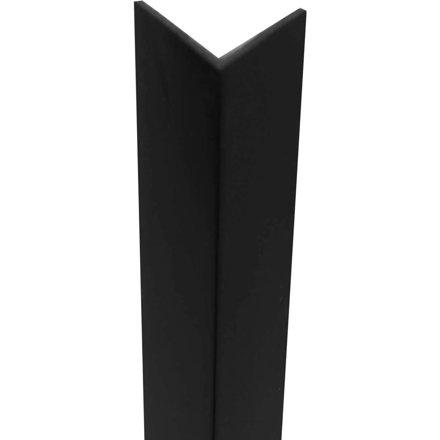 Profilo angolare nero Arcansas in PVC disuguale, 15x1000 mm.