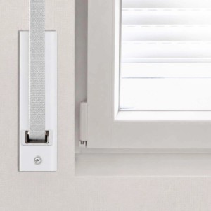 Placca copriavvolgitore pvc interasse 185 mm bianco