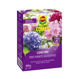 COMPO Concime per rododendri, azalee, camelie e ortensie, confezione da 850g.
